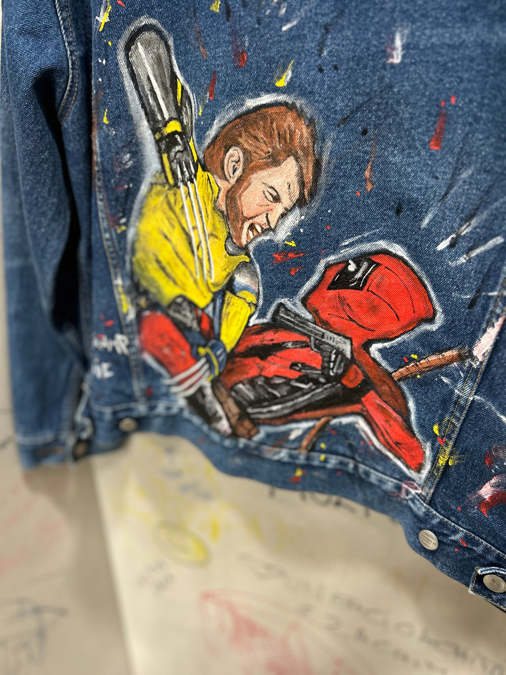 Custom Jacket Deadpool & Wolverine