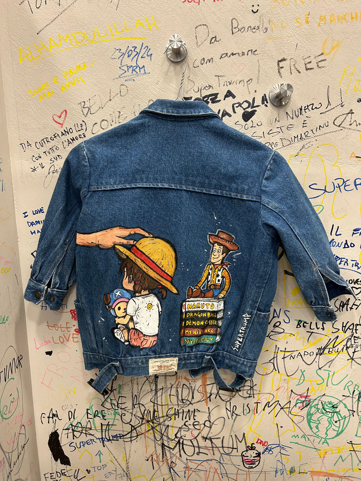 “ Padre & Figlia “ COMBO - Monkey D.Luffy Story’s Custom jacket
