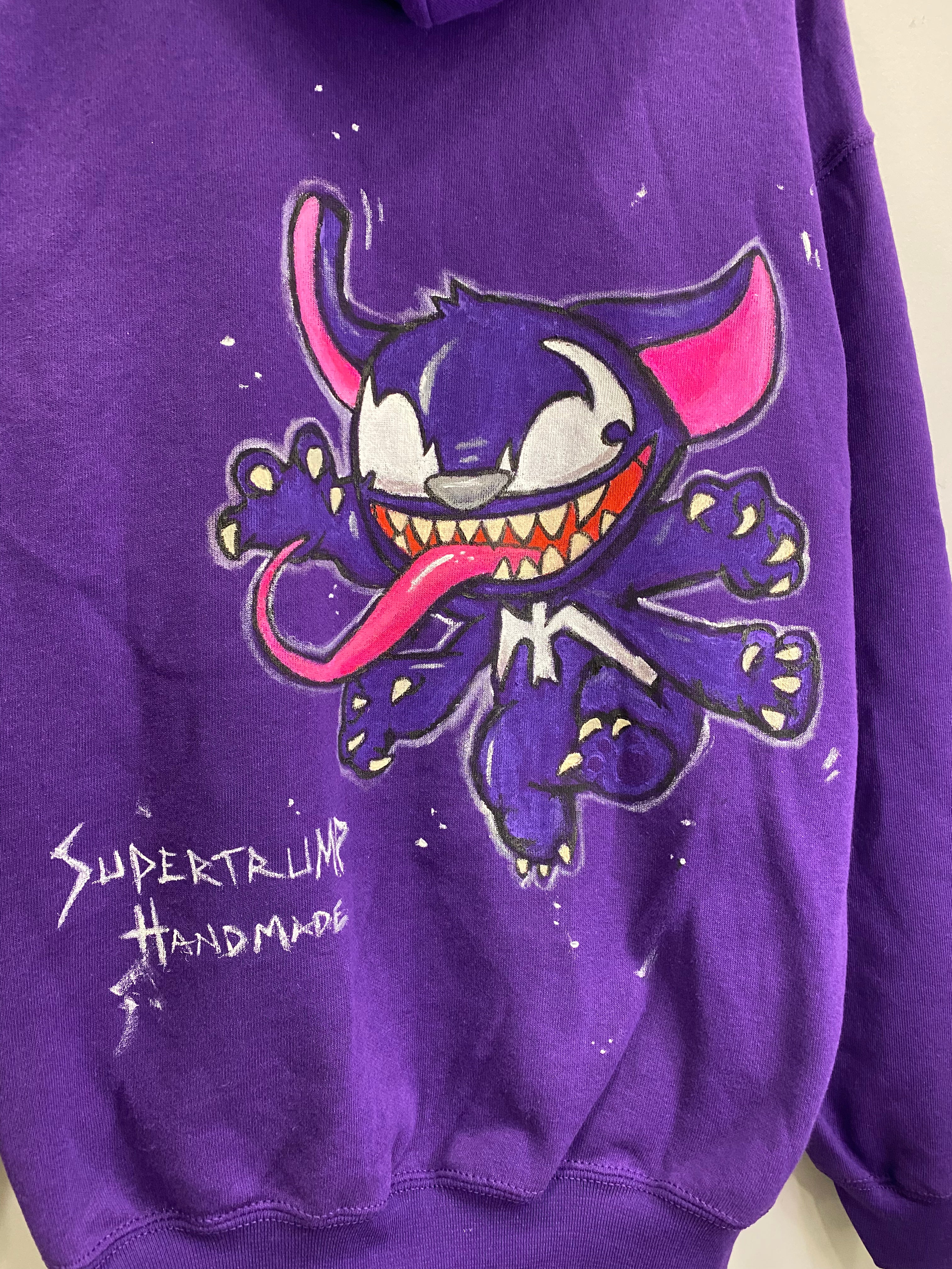 Felpa Stitch Versione Venom