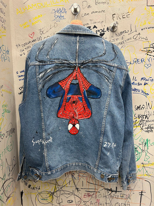 Spider Man “scena epica “ jacket handmade