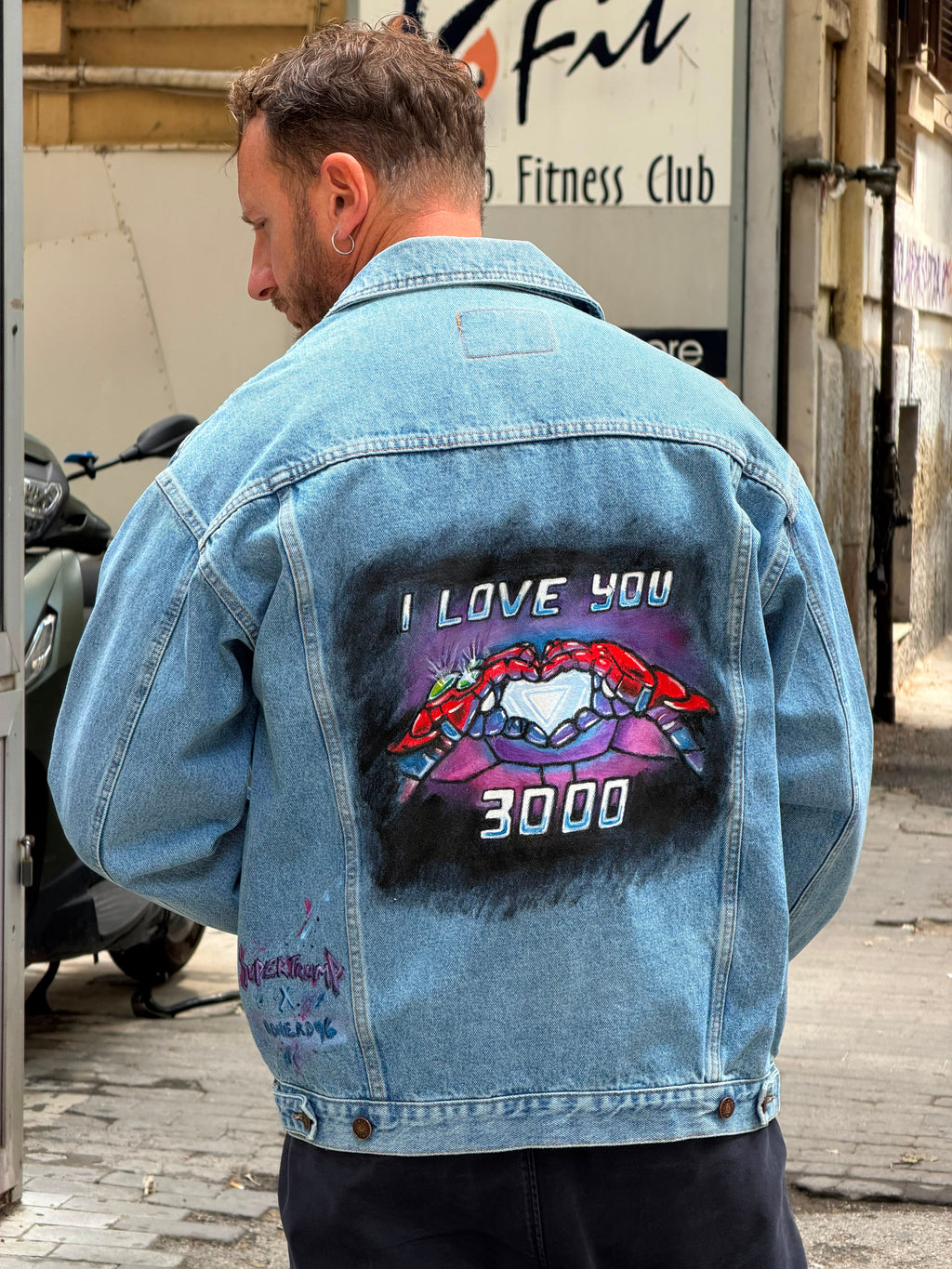 “ I LOVE YOU 3000 “ Handmade Jacket - Iron Man