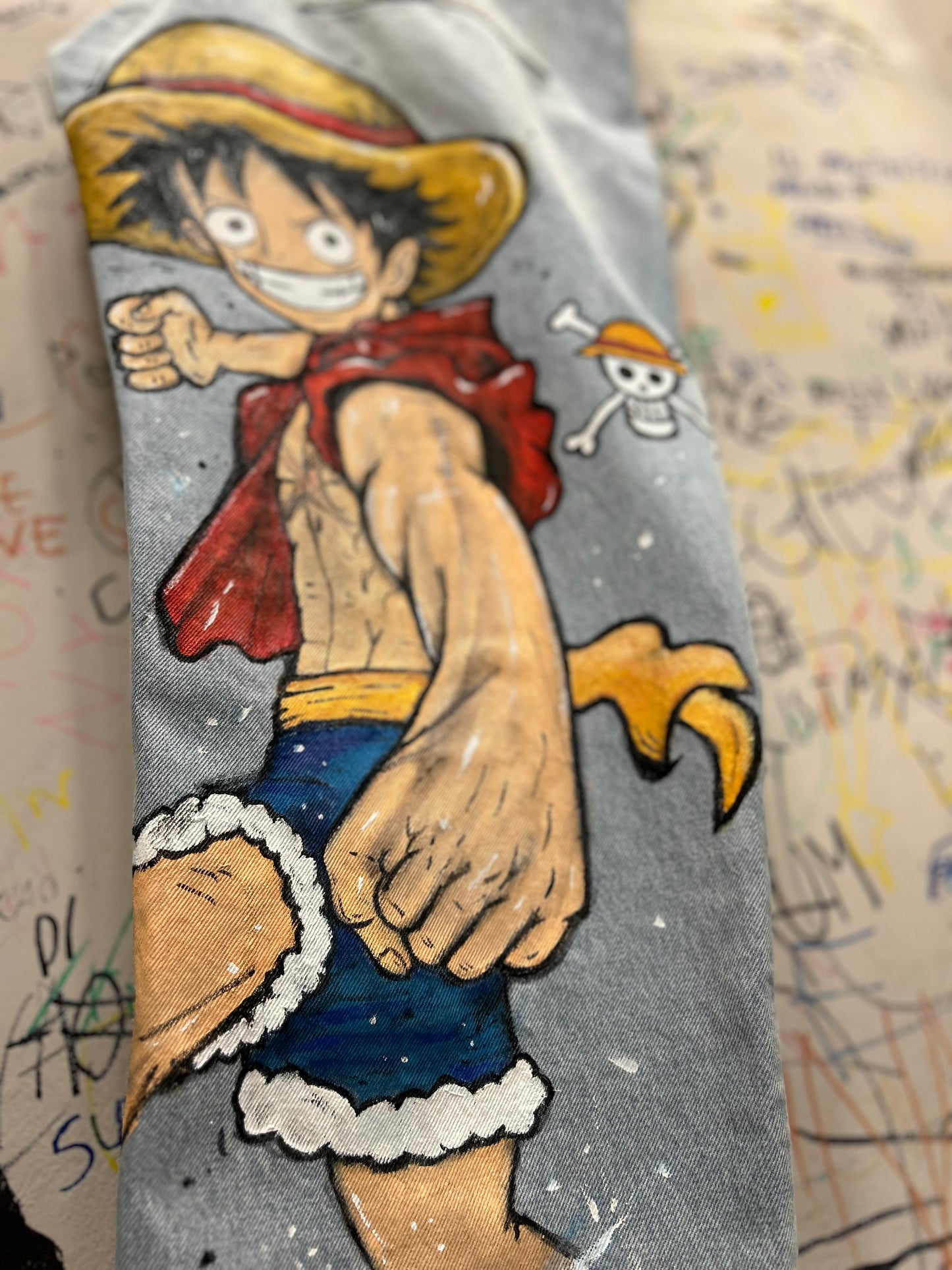 Big Dream - Nami e Monkey D.Luffy, Custom jacket Handmade