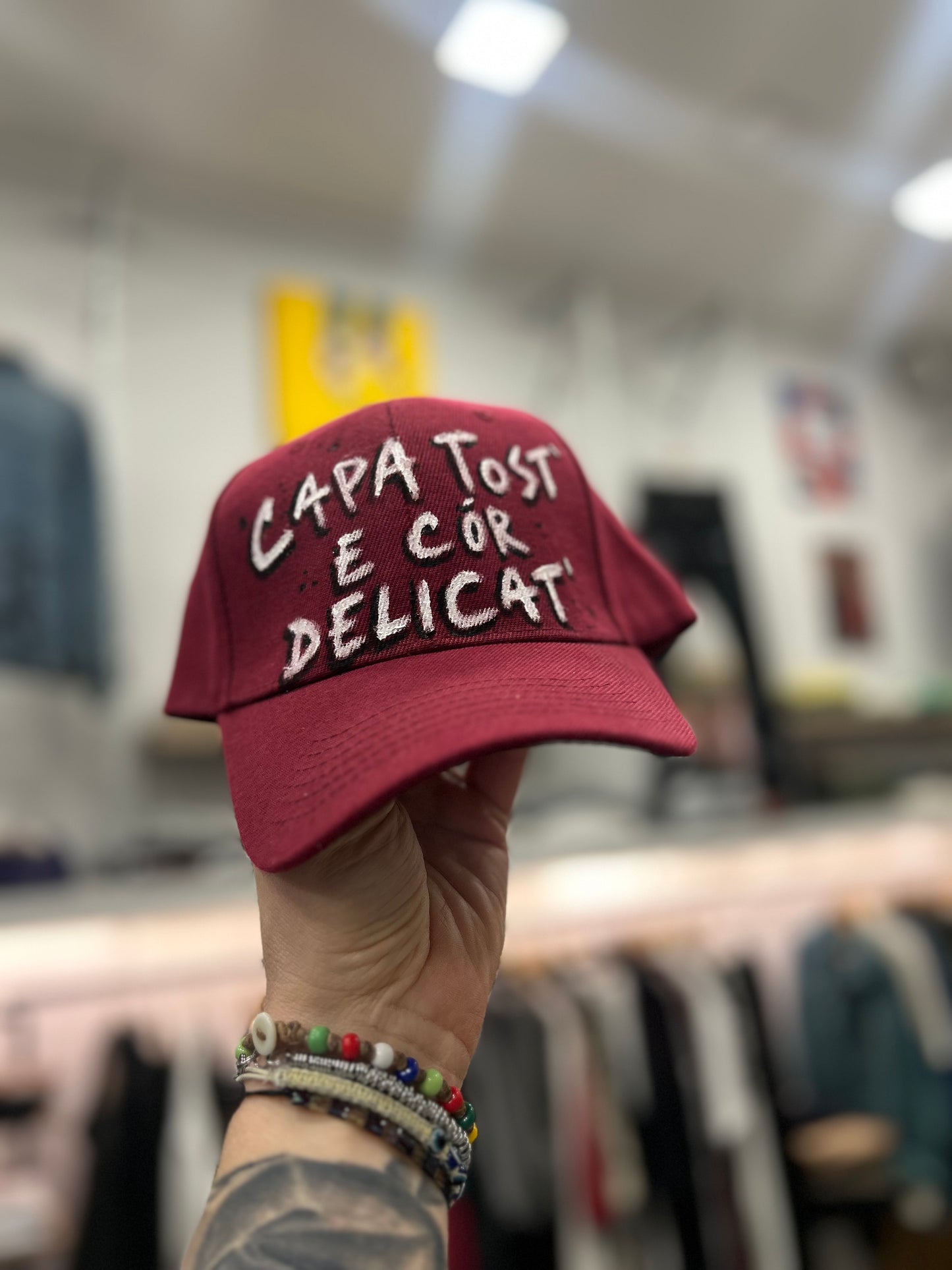 “ Capa Tost e Cor Delicat’ “ berretto personalizzato