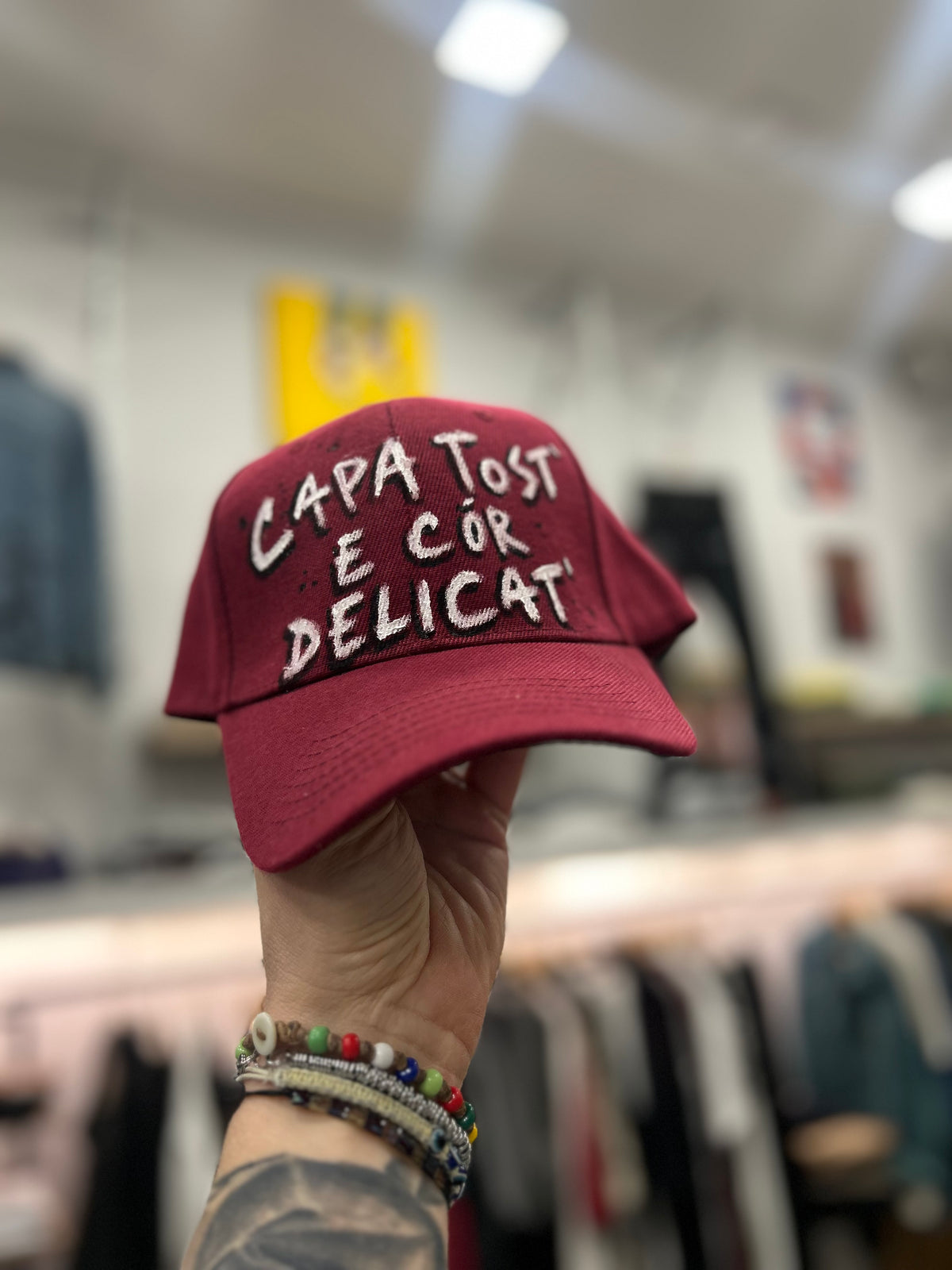 “ Capa Tost e Cor Delicat’ “ berretto personalizzato