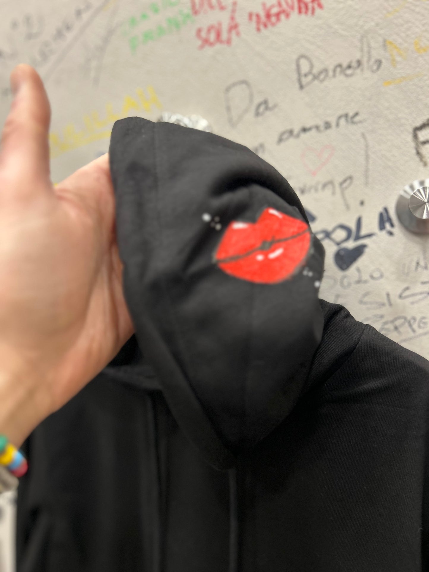 Hoodie Custom Kiss Handmade