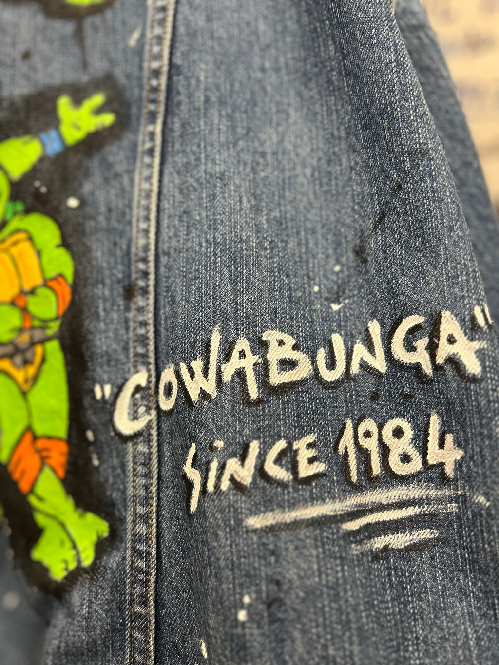 TURTLES ( Tartarughe Ninja ) custom jacket HANDMADE