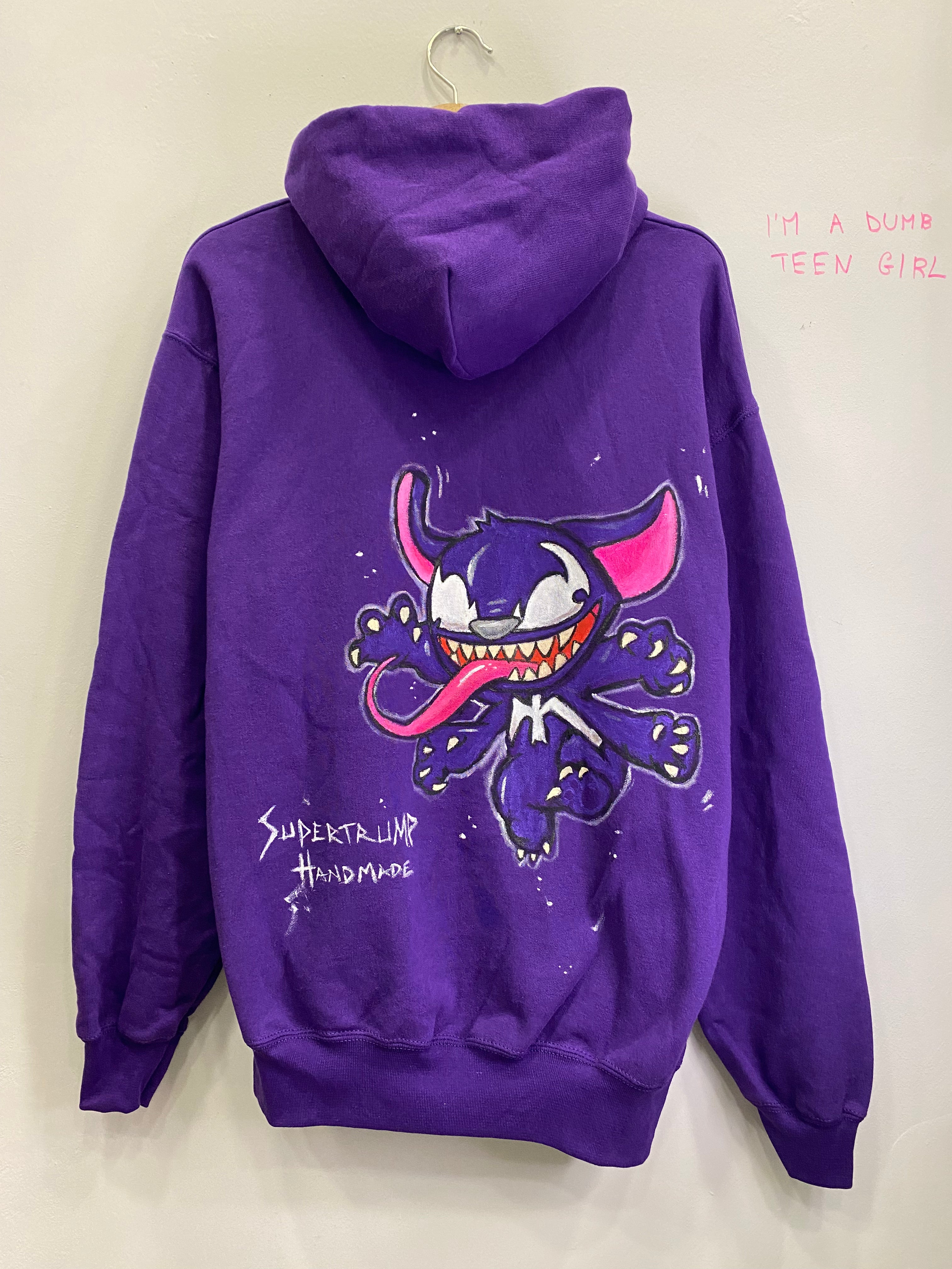 Felpa Stitch Versione Venom