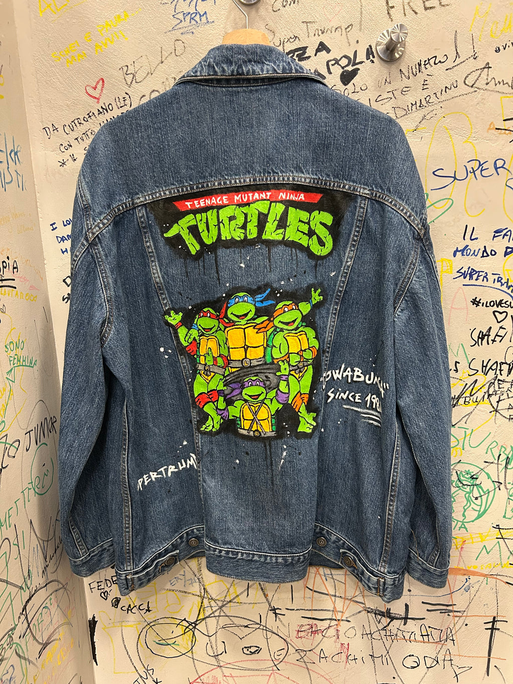 TURTLES ( Tartarughe Ninja ) custom jacket HANDMADE