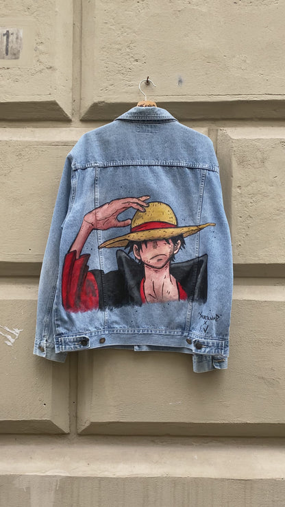 One Piece Custom su giacca vintage