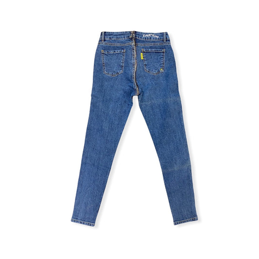 Zip jeans femminile custom