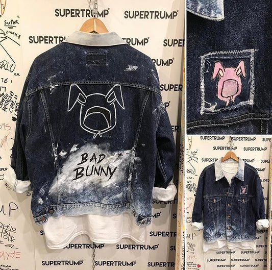 “Bad Bunny” custom jacket