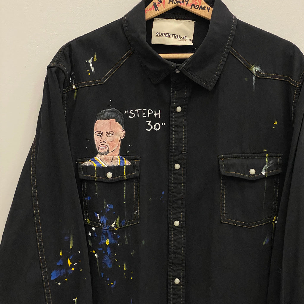 STEPH CURRY CAMICIA CUSTOM HANDMADE