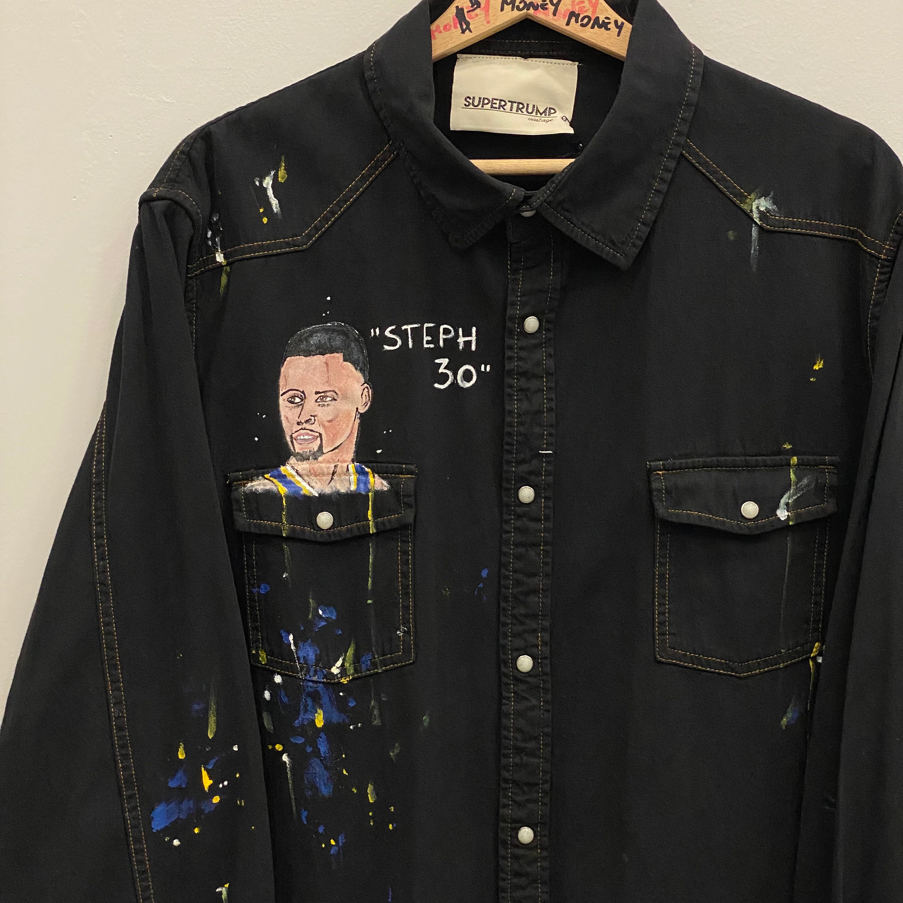 STEPH CURRY CAMICIA CUSTOM HANDMADE